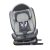 ISOFIX-es 360°-ban forgatható Mama Kiddies iSize Phoenix Edition Rotary Protect GT biztonsági autósülés (40 -150 cm) szürke színben ajándék napvédővel